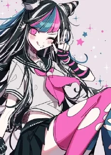 😉 emoji Ibuki Mioda best (2) Telegram sticker 10 of 60