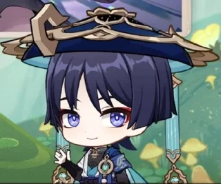👋 emoji wanderer chibi | чиби странник Telegram sticker 6 of 39