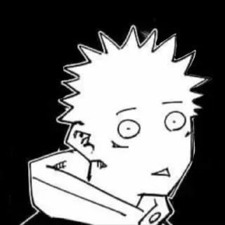 🌱 emoji Itadori (Sukuna) Telegram sticker 22 of 115