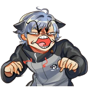 👿 emoji Нему-кун - @tg_sticks Telegram sticker 8 of 16