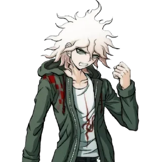 😖 emoji Nagito Komaeda ch1 Telegram sticker 17 of 23