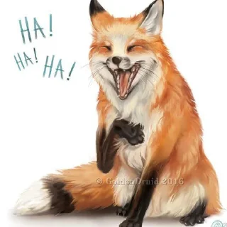 🤣 emoji Лися - (@Black8Raven) Telegram sticker 13 of 95
