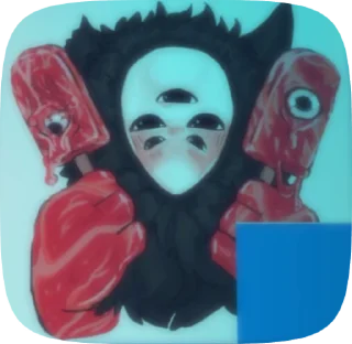 😋 emoji Рогатое /// мясо (🥩) Telegram sticker 16 of 28