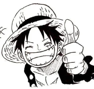 🌟 emoji ★ Luffy ! Telegram sticker 3 of 31