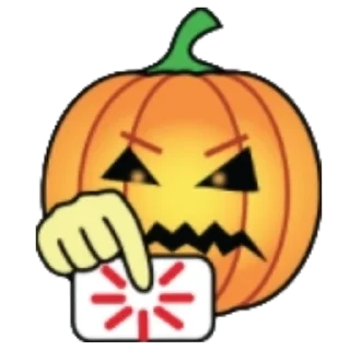 😡 emoji 🎃 Telegram sticker 17 of 25