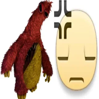 😡 emoji чам жирный кфс Telegram sticker 17 of 24
