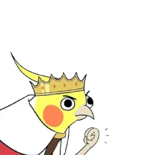 👑 emoji Chicken Thoughts Telegram sticker 21 of 107
