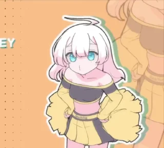 😗 emoji Аниме и геншин Telegram sticker 4 of 105