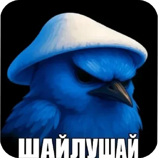 🐦 emoji Синие птички Telegram sticker 17 of 120