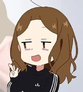 🥲 emoji Мори гяру ` :: @yktidit Telegram sticker 9 of 15