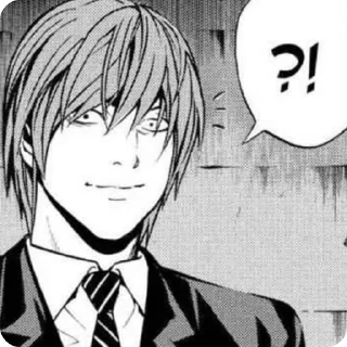 🌟 emoji Yagami Light Telegram sticker 10 of 119