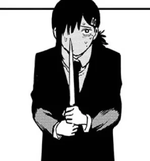 😰 emoji Chainsaw Man Telegram sticker 16 of 119