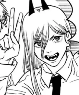 ✌️ emoji Chainsaw Man Telegram sticker 17 of 119