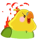 😡 emoji Зелёный Птенчик (@TgSticker) Telegram sticker 8 of 48