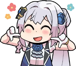 😚 emoji Magia Record: Madoka Magica Side Story :: @line_stickers Telegram sticker 22 of 40