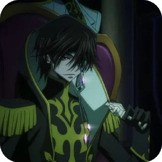 🌟 emoji Lelouch @stickerslumixy Telegram sticker 12 of 50