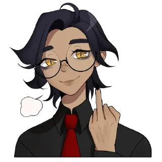 🖕 emoji Я тварь Telegram sticker 21 of 25