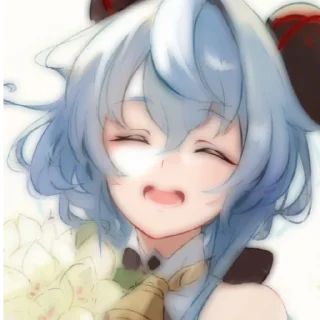 💙 emoji Гань Юй Telegram sticker 14 of 70