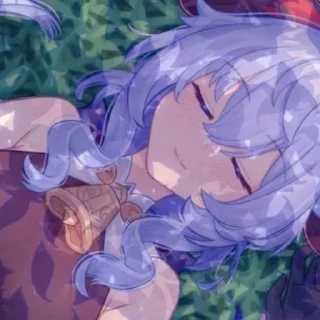 💙 emoji Гань Юй Telegram sticker 17 of 70