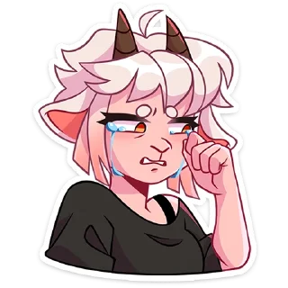 😭 emoji Эйко :: @stickroom Telegram sticker 18 of 48