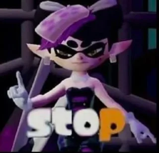 ✋ emoji Callie!!! (by @starev85) Telegram sticker 16 of 87