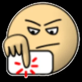 😡 emoji Дурак Telegram sticker 16 of 22