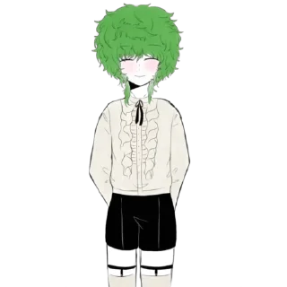 Sticker from Мелкая капуста помидор огурец от: @Whiteeyedranmaru