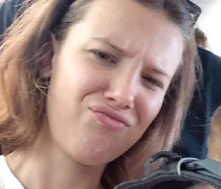 🌟 emoji millie boby brown Telegram sticker 19 of 36