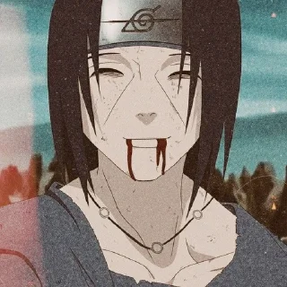 😄 emoji Uchiha Itachi Telegram sticker 14 of 14