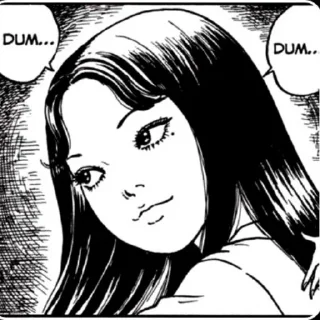 😌 emoji tomie Telegram sticker 8 of 29