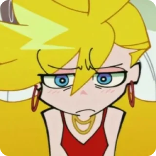 😣 emoji panty n stocking anarchy!! Telegram sticker 13 of 28