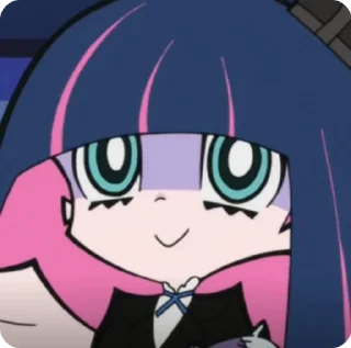 🙂 emoji panty n stocking anarchy!! Telegram sticker 10 of 28
