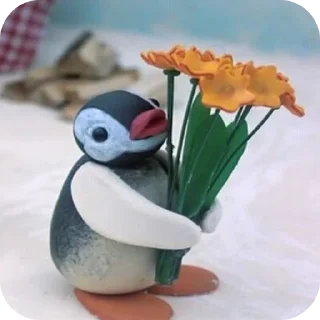 🐦 emoji Pingu Telegram sticker 7 of 15