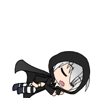 😴 emoji Ризотто Неро Telegram sticker 11 of 15