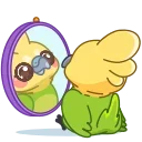 😍 emoji Попугай от @TgSticker Telegram sticker 20 of 25