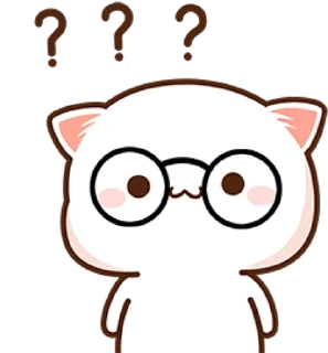 🤓 emoji all @mochipeachcats stickers Telegram sticker 12 of 50