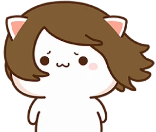 😶 emoji all @mochipeachcats stickers Telegram sticker 18 of 50