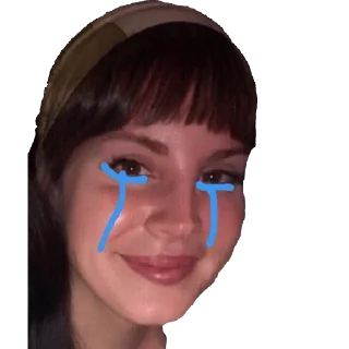😭 emoji Ланочка богиня Telegram sticker 7 of 14