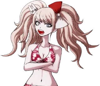 🤨 emoji ~ ikusaba mukuro by @wanna_s_l_e_e_p ~ Telegram sticker 18 of 120