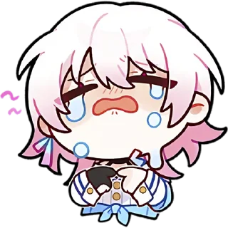 😭 emoji 7-March Official | @honkai_star Telegram sticker 9 of 16
