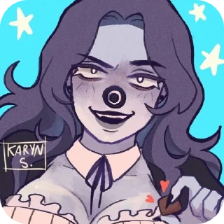 🖼 emoji Laughing Jill @Ainitiart Telegram sticker 16 of 80