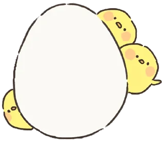 Sticker from Loose Cute Chick @jp_stickers