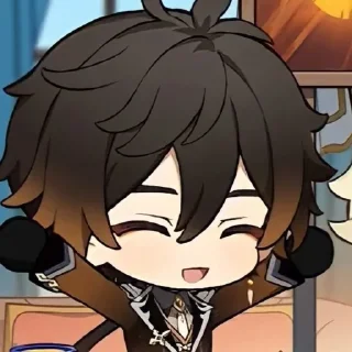 😁 emoji Чжун ли Telegram sticker 8 of 60