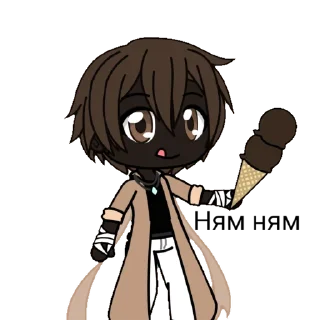🍦 emoji Дазайка Telegram sticker 7 of 22