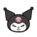 ☹️ emoji Kuromi @xkysluv Telegram sticker 11 of 40