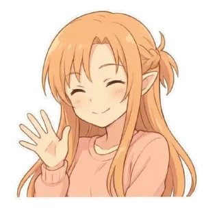 ✋ emoji Asuna & Парные 🫶 | @AsuMeo Telegram sticker 21 of 110
