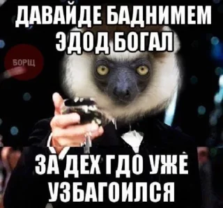 Sticker from Енот
