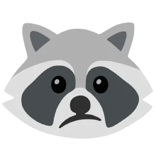 🌟 emoji Raccoon Telegram sticker 5 of 28