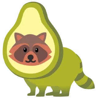 🌟 emoji Raccoon Telegram sticker 2 of 28