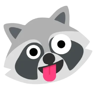 🌟 emoji Raccoon Telegram sticker 13 of 28
